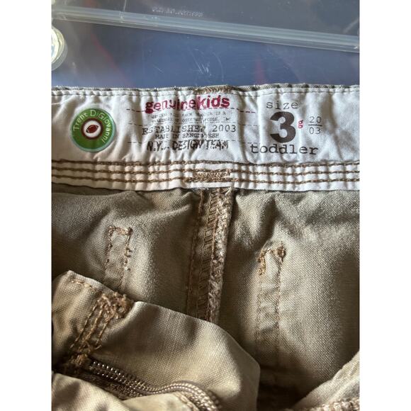 Genuine Kids‎ Brown Cargo Shorts - Adjustable Waist - Size 3T - Boys - Picture 5 of 6
